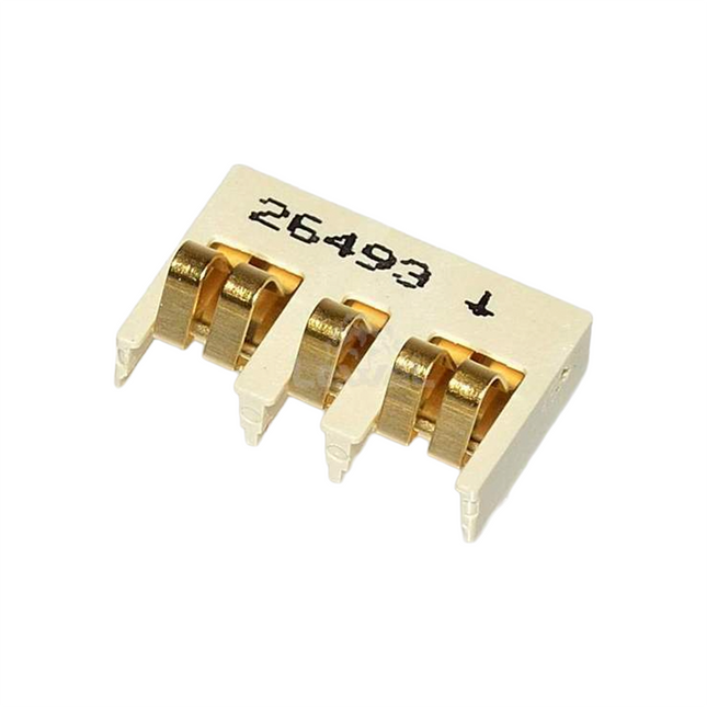 Motorola 0915184H01 Battery Contact Connector for MOTOTRBO XPR7550e component block showing the gold-plated pins.