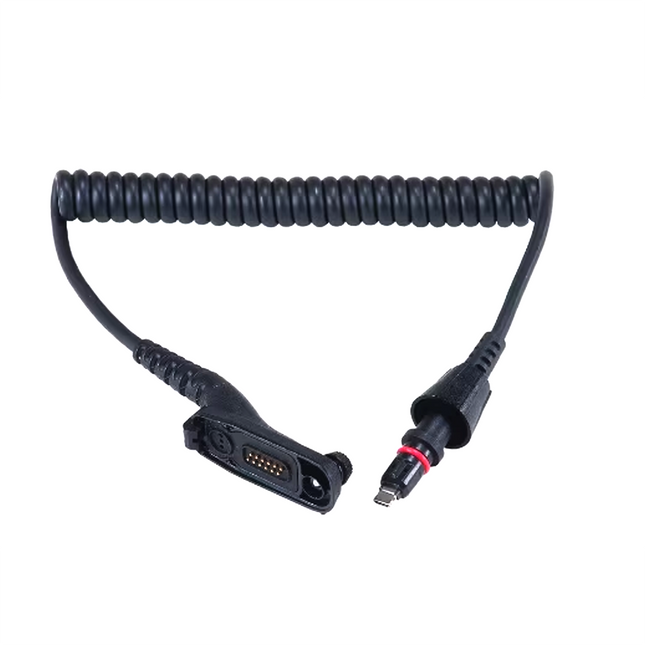 Motorola 3075336B17 APX Remote Speaker Microphone Coil Cord Kit