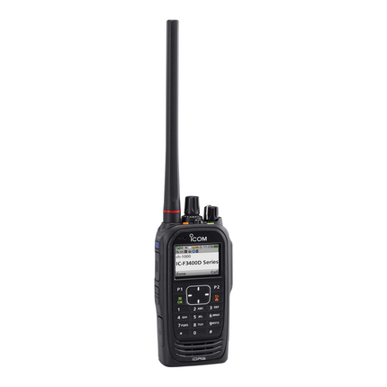 Icom F3400DS VHF (136–174MHz) IDAS Portable Two-Way Radio with Color Display