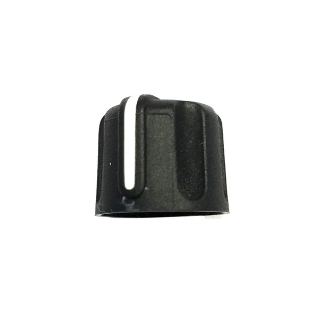 Front view look at a genuine Motorola 36012005001 volume control radio knob interface.