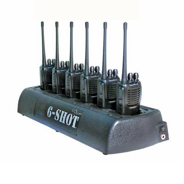 Klein 6-Shot Slim Multi-Unit Battery Charger for TC508 Radios | Replaces MCL15