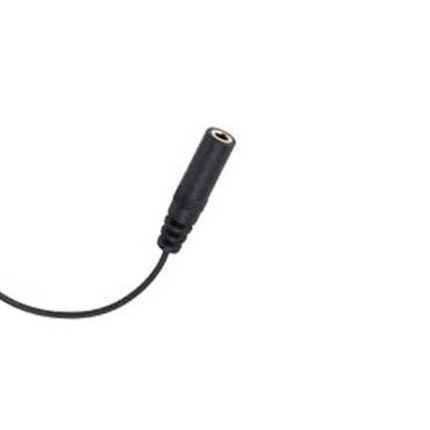 Detail view of the 3.5mm earpiece jack of the ACN-02P.
