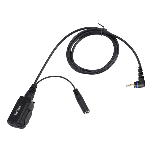 Hytera ACS-01 PTT and Microphone Cable - Quick Connect, IP54 Rated