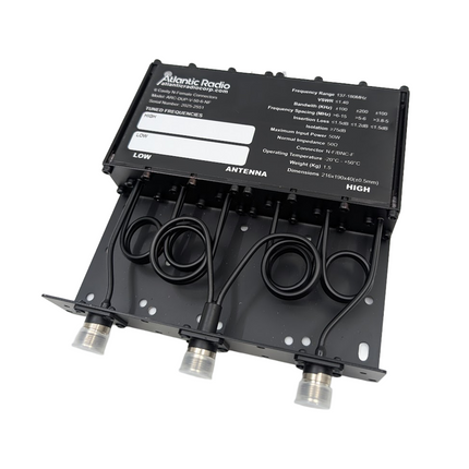 Atlantic Radio Duplexer - 50 Watt - 6 Cavity - VHF (136-180MHz)