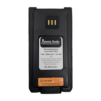 Atlantic Radio BL2008-AR 2000 mAh Lithium-Ion Battery (IP67) - Value Alternative