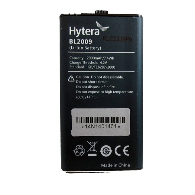 Hytera BL2009 Lithium Ion Battery - 2000mAh for Hytera PD362i
