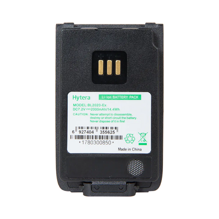 Hytera BL2020-Ex Intrinsically Safe Li-ion Battery (2000mAh, UL913, IP67)