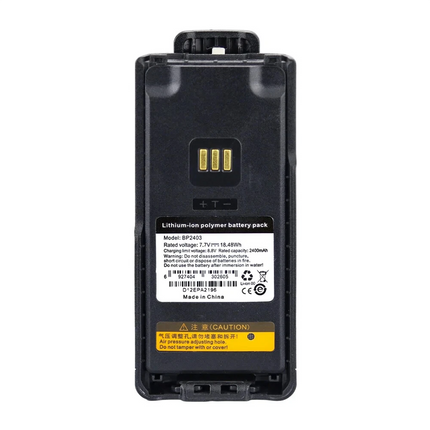Hytera BP2403 Lithium Polymer Battery (2400mAh) - IP68 for HP702 & HP782