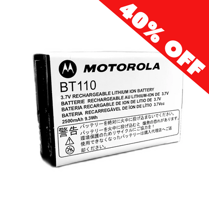 Motorola PMNN4578A BT110 Lithium Ion Battery (2500mAh) *ADD TO CART FOR DISCOUNT