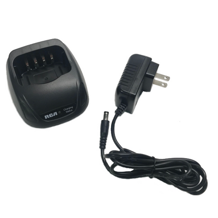 RCA CH2001 PKG Single-Unit Rapid Charger Kit for RDR2320 including the desktop charging base and PS2001 power supply.