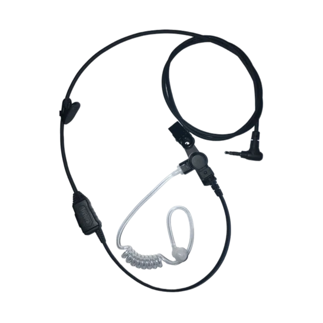 Hytera EAS07 Earpiece with Acoustic Tube and In-line PTT