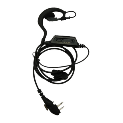 Hytera EHM18-A C-Style Earpiece with In-line PTT/Mic and VOX Switch