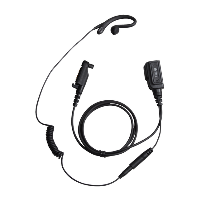 Hytera EHN21 C Style Detachable Earpiece with In-Line PTT Mic