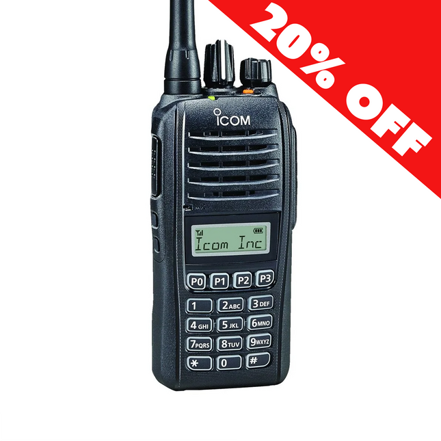 Icom F1100DT VHF Two-Way Radio with Display & Full Keypad | Durable, Economical & Digital