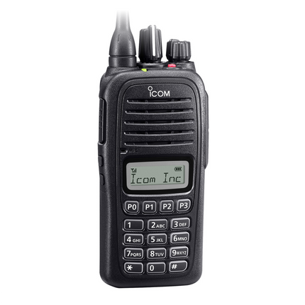 Icom F2000T UHF Portable Two-Way Radio with Display & Full Keypad | Durable & Economical