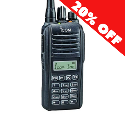 Icom F2100DT UHF Two-Way Radio with Display & Full Keypad | Durable, Economical & Digital