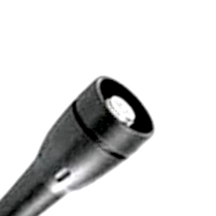 Detailed close up of the high conductivity threaded screw connector base on the genuine Icom FA-SC61UC antenna.