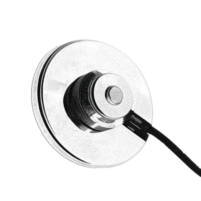 Top view of PCTEL G magnetic base showing the 1-1/8 inch 18 thread NMO antenna mounting interface.