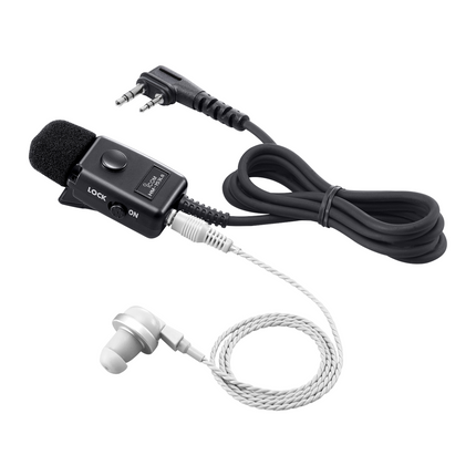 Icom HM153LS Microphone with 2.5mm Earphone Combination