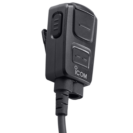 Icom HM238MC Tie-Clip Microphone with Dual PTT