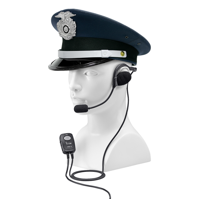 Icom HS95 Single-Ear Neck Arm Headset with Boom Mic