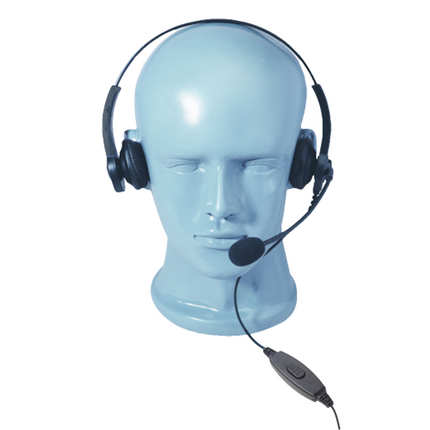 Atlantic Radio HSD-M14 Lightweight Dual Muff Adjustable Headset