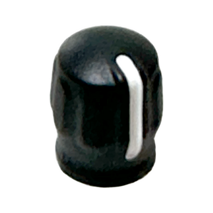 Hytera HYT-11530000000106 volume dial showing the push-on potentiometer alignment channel.