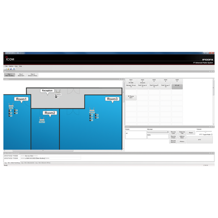 Icom IP100FS IP Based PC Dispatcher Communicator Application