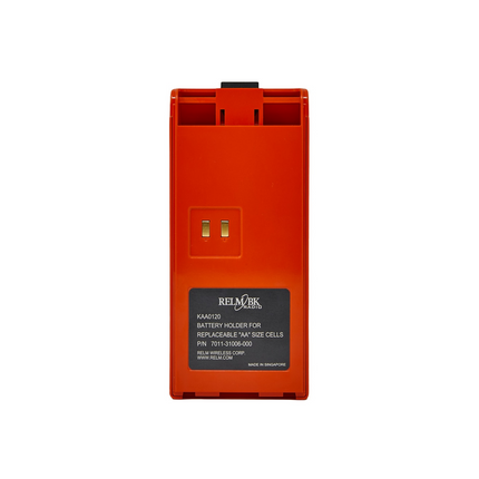 BK Technologies KAA0120 Clamshell AA Battery Case for KNG-P | Orange