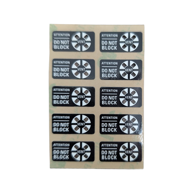 Motorola LB001662A01 Vent Seal Label - For Enhanced Durability