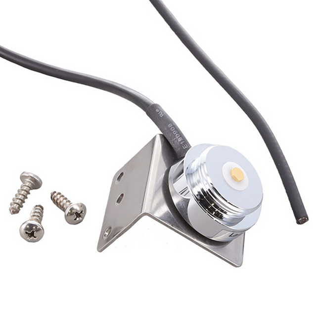 TE Connectivity LBT8U Stainless Steel "L" Bracket with Cable - Trunk Groove Mount