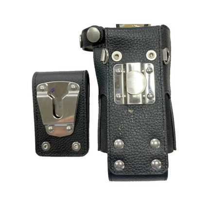 Hytera LCY003 Leather Carrying Case With LCD Display and Keypad, For Thin Battery