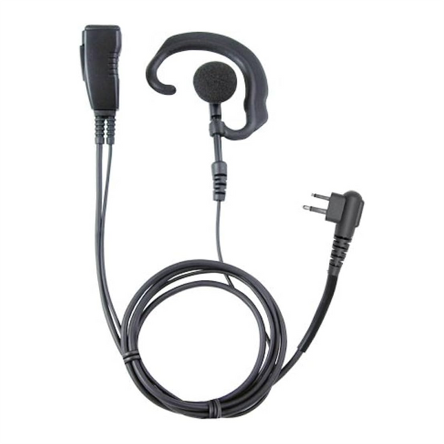 PRYME LMC-1EH03 Pro-Grade Commercial Lapel Mic with Hook Style Earphone
