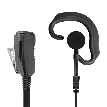 PRYME LMC-1EH03 Pro-Grade Commercial Lapel Mic with Hook Style Earphone