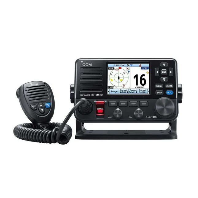 Icom M510 EVO Class D DSC VHF Fixed Mount Transceiver - NMEA 2000™