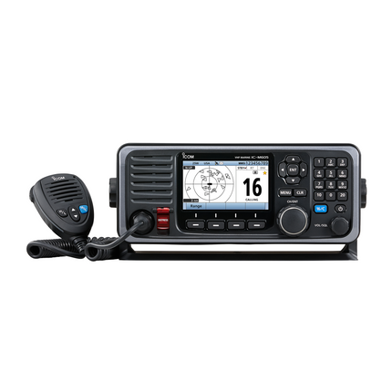 Icom M605 VHF Fixed Mount Radio - Flexible System with Color Display