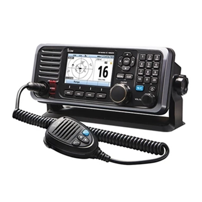 Icom M605 VHF Fixed Mount Radio - Flexible System with Color Display
