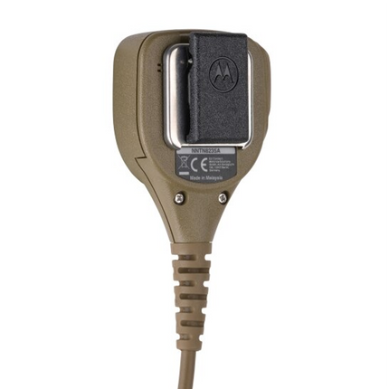 Motorola NNTN8235A Remote Speaker Microphone (Coyote Brown)