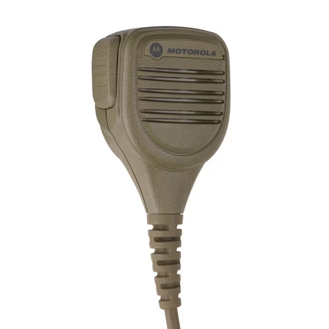 Motorola NNTN8235A Remote Speaker Microphone (Coyote Brown)