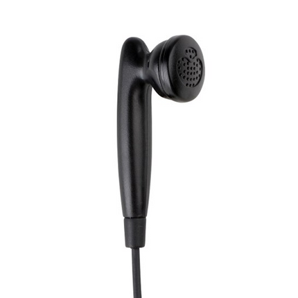 Motorola NNTN8294A 1-Wire Earbud with 29cm Cord, Black