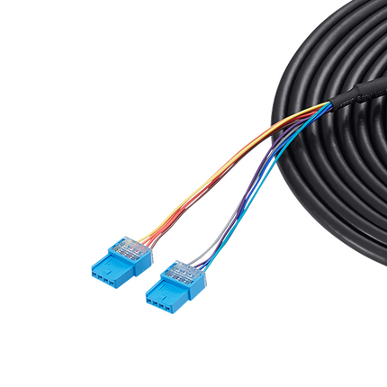 Specialized molded interface connector pins on the genuine Icom OPC2389 data connection cable.