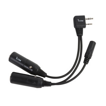 Icom OPC499 Radio Headset Adapter Cable IC-A6 A24 A22 A3 A14