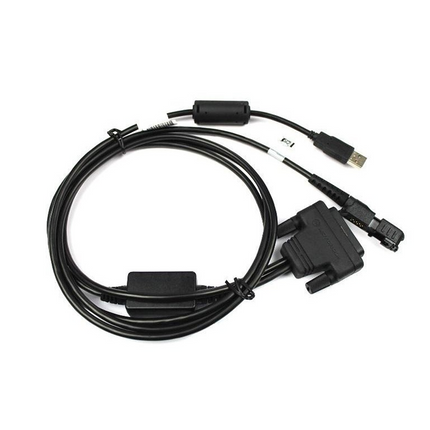 Motorola PMKN4117B Programming Cable - Slim to DB25; USB Plug