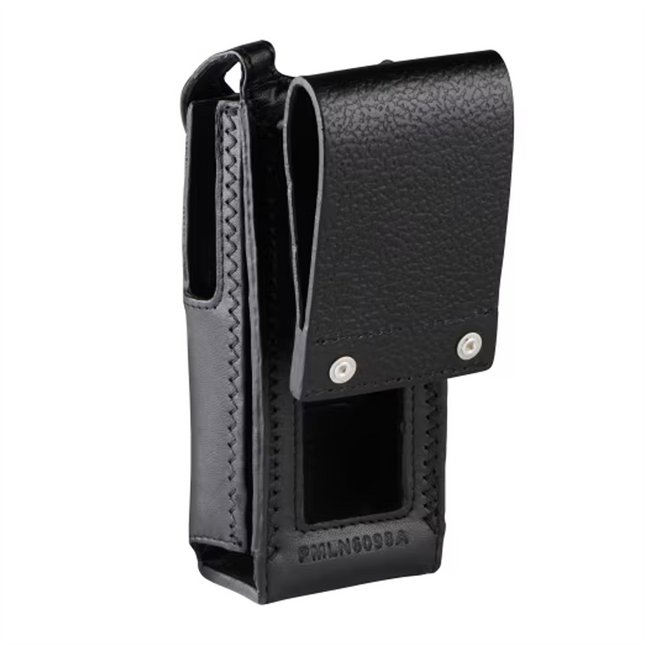 Motorola PMLN6098A Soft Leather Carry Case with Swivel | No Display Cut-out