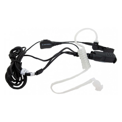 Motorola PMLN7269A Earpiece for Two Way Radio - 2-Wire Surveillance Kit - Black