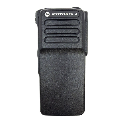 Front exterior view of the Motorola PMLN7323B non-keypad front cover housing kit for XPR 7350e.