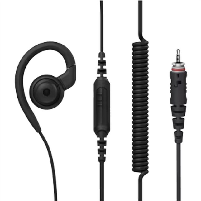 Motorola PMLN8125A Over-the-Ear Earpiece - 2.5mm Single Pin, In-line PTT