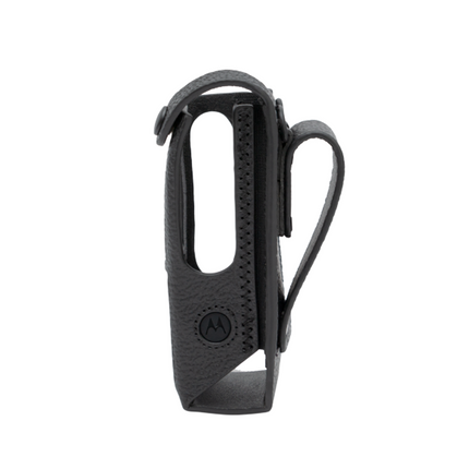 Motorola PMLN8302A Hard Leather Carry Case with 3" Swivel Belt Loop (Non-Display)