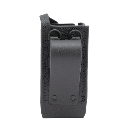 Motorola PMLN8304A Hard Leather Carry Case, 3" Fixed Belt Loop, Non Display