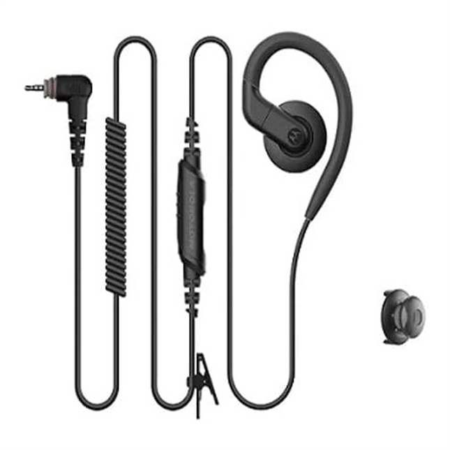 Motorola PMLN8311A 1-Wire Swivel Earhook with Inline PTT